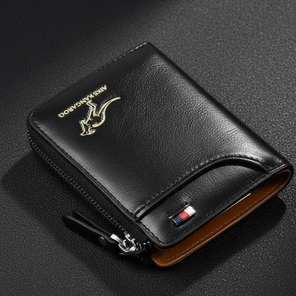 Men Anti-Theft Swipe Card Bag Anti-Magnetic Wallet
