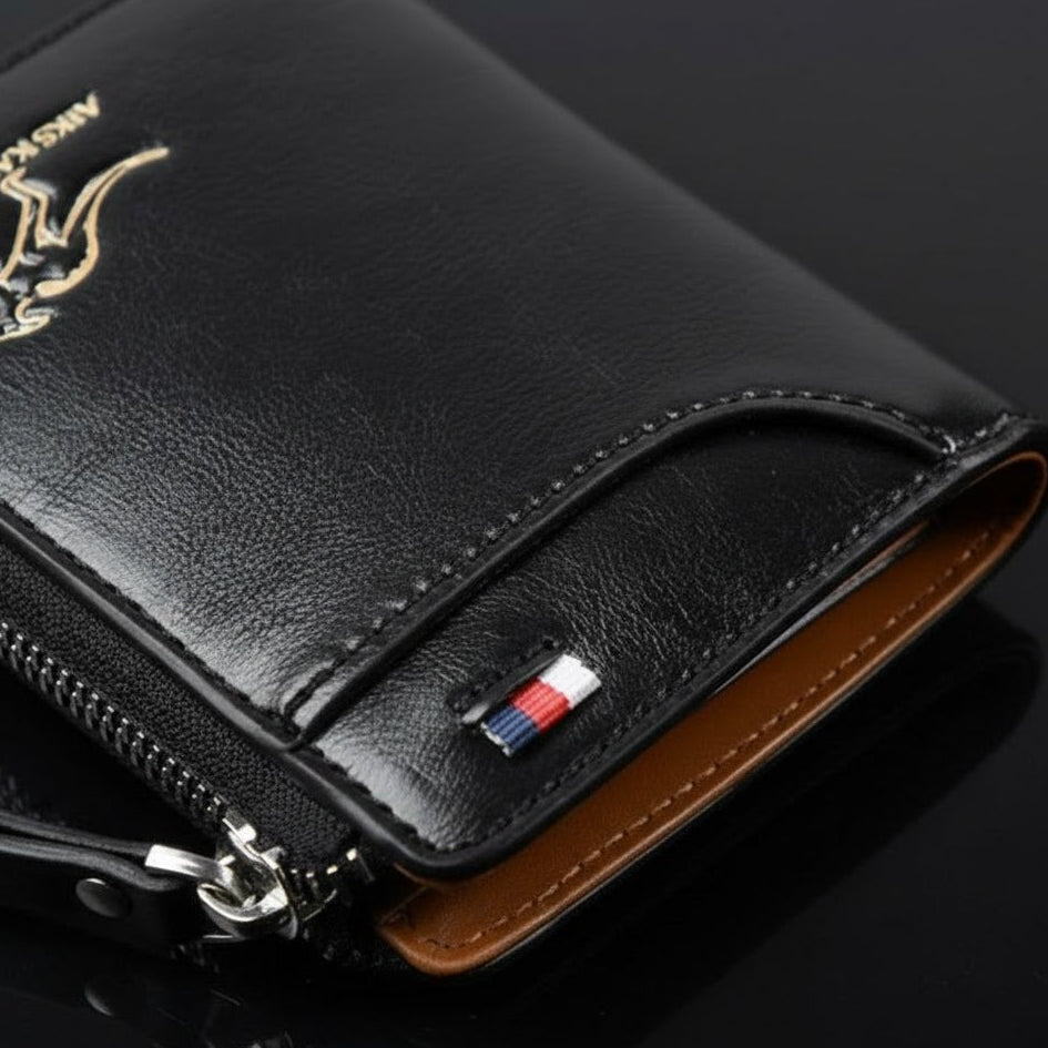 Men Anti-Theft Swipe Card Bag Anti-Magnetic Wallet
