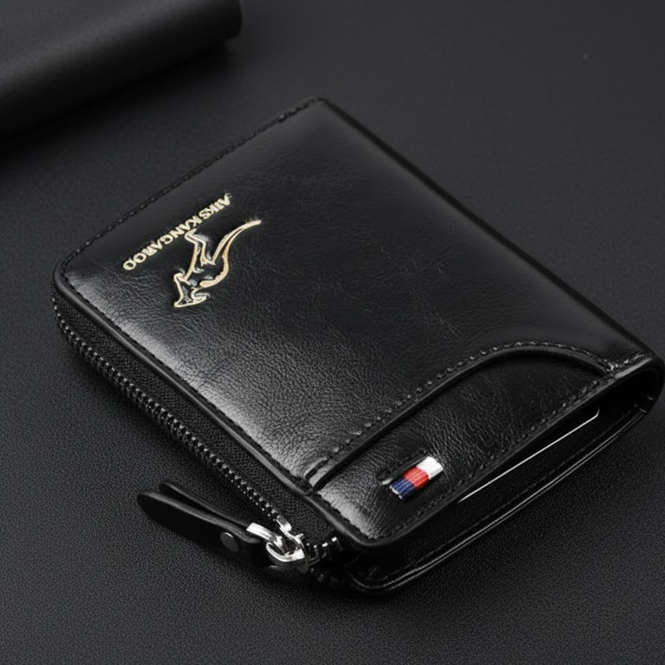 Men Anti-Theft Swipe Card Bag Anti-Magnetic Wallet