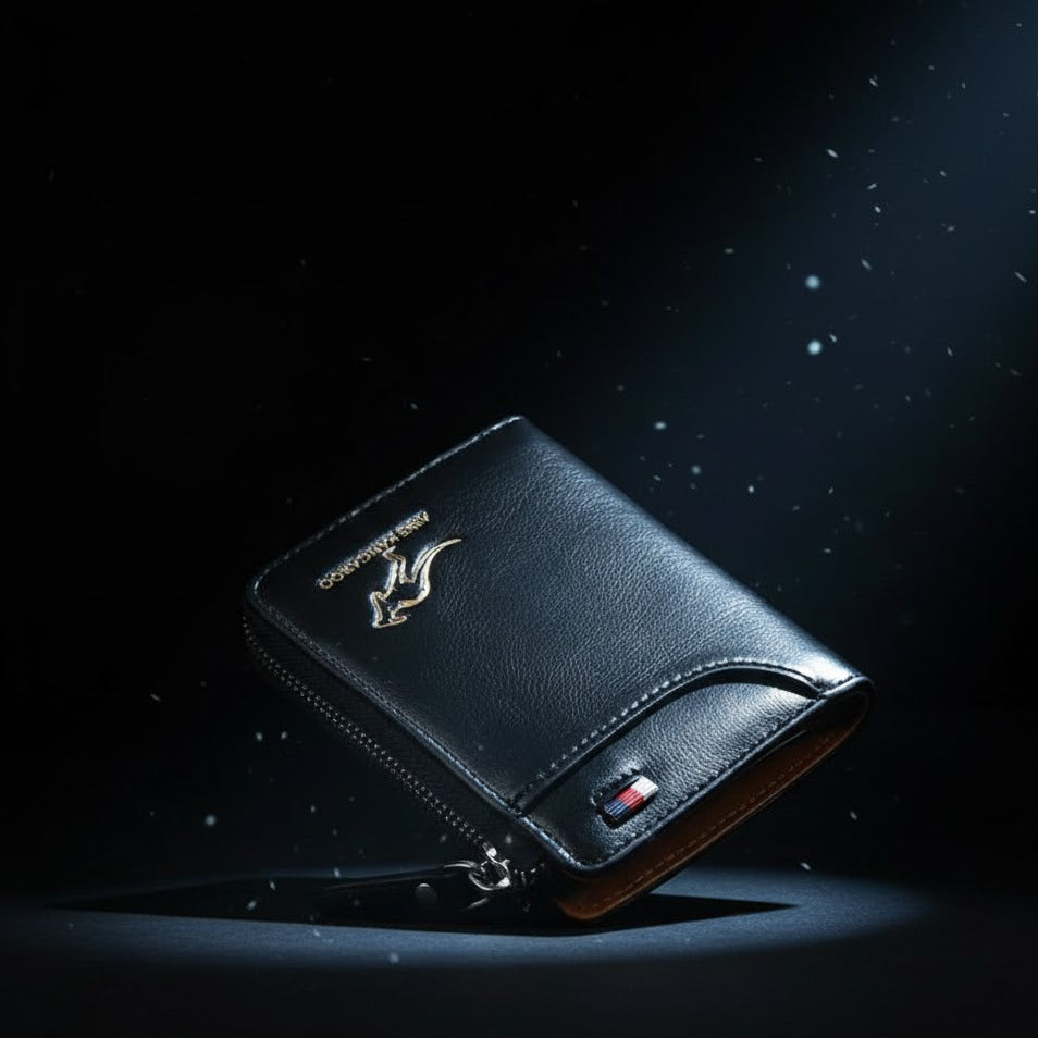 Men Anti-Theft Swipe Card Bag Anti-Magnetic Wallet